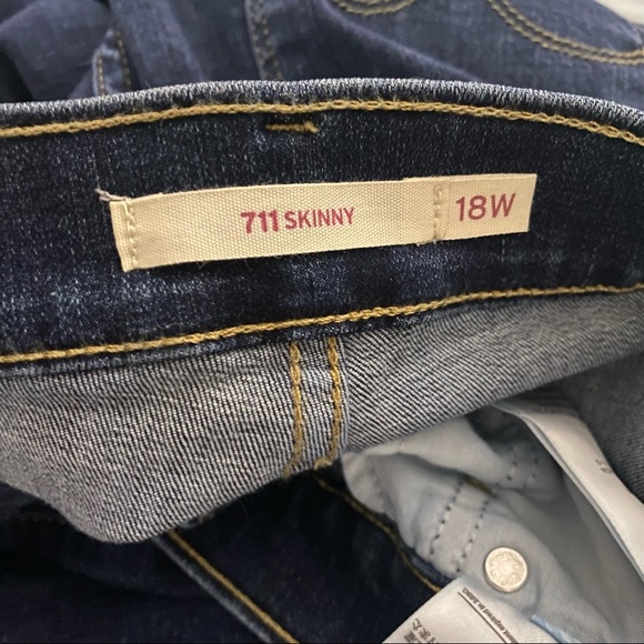 Levi’s 711 18W short skinny jeans new w/out tags - Picture 6 of 8